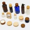 Botella Crema Marrón, Tapa de Bambú, Sub-Botella, Tapa de Bambú, Loción, Crema para Ojos, Crema Facial, Botella de Vidrio, Tapa de Bambú PP, Tapa de Madera