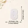 Parches bordados de letras y números con lentejuelas blancas más vendidos transfronterizos, adhesivo termofusible para decoración de ropa, sombreros y embalaje