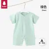 PromoçãoMacacão Bebê Recém-Nascido 100% Algodão Puro Unissex Roupas de Bebê Estilo Verão Fino Macacão Curto