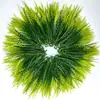 Verdor Artificial Transfronterizo Pino de Tres Ramas y Hojas de Ciprés DIY Accesorios para el Cabello Diadema Materiales de Decoración Floral Ramas de Pino Artificial