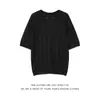 Camisa Polo Tricotada de Manga Curta de Luxo Leve de Alta Qualidade para Homens, Novo Estilo de Verão, Cor Sólida, Seda Gelada, Gola Polo, Manga Meia-Manga para Homens