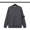 Suéter de Punto Casual de Alta Calidad, Versión Correcta Nueva Stone 25Fw, Versátil para Hombres y Mujeres, Dropshipping