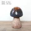 Manualidades de setas de simulación cerámica decoración de setas cerámicas para el hogar decoración de maceta de rocalla de jardín 6604