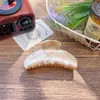 Pinza de Garra Retro de Media Luna Estilo Coreano con Diseño de Luna Degradada, Pinza de Tiburón Francesa para Cabello Grueso, Pasador para Moño, Accesorio para el Cabello