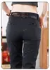 Pantalones de hombre de alta gama con un toque de sofisticación, nuevo estilo otoño 2026, pantalones casuales de rayas de pierna recta holgada para negocios para hombre