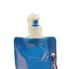 Bolsa de Empaque para Agua Potable de Deportes al Aire Libre de Fábrica Original Bolsa Plegable Portátil para Camping con Boquilla Auto-Soportante Bolsa para Líquidos