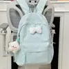 Nueva Mochila Escolar Estilo Japonés para Mujer, Simple y Fresca, Versátil para Estudiantes de Secundaria y Preparatoria, Mochila con Lazo Estilo Ins, Mochila Casual