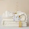 Algodão puro Classe A jacquard 100% algodão Li Guanqi 55% fibra de soja colcha de inverno edredom núcleo de edredom tipo zíper dois em um colcha mãe-filho