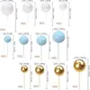 Conjunto de decoração de bolo multi-especificação transfronteiriço com bolinhas douradas, prateadas e coloridas misturadas para confeitaria e decoração de casamento/aniversário