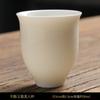 Xícara de Chá Kung Fu de Cerâmica Xícara de Mestre Borda Dourada Xícara de Chá de Porcelana Branca Tigela de Chá para Casa Xícara de Chá Branca Pura Fabricante de Chá