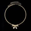 AliExpress Accesorios Calientes para la Cintura Moda Diamante Sexy Lazo Cadena para la Cintura Lindo Combinable Cadena Corporal de Pedrería