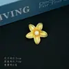 Accesorios de resina de frangipani DIY materiales hechos a mano, accesorios para el cabello, hebillas de zapatos, parches para sombreros, pegamento de crema, flores de cinco pétalos