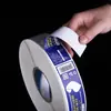 Rollo Pegatina Autoadhesiva Etiqueta Personalizada Logo Publicitario Sello Personalizado Pegatina Etiqueta Impermeable Etiqueta de Marca Impresión