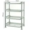 Estantería de Piso para Almacenamiento al por Mayor Estantería de Almacenamiento para Encimera de Cocina de Botellas de Condimentos Estantería de Almacenamiento para Escritorio Estantería de Almacenamiento para Baño Dormitorio de Estudiantes