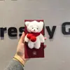 Nuevos Sobres Rojos Creativos, Sobres Rojos de Dinero de la Suerte, Sobres Rojos de Osito de Peluche, Regalos de Peluche, Sobres Rojos de Cumpleaños, Sobres Rojos de Boda para Lanzar