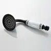 Chuveiro de Mão Estilo Europeu Vintage Todo em Cobre Preto Puro Latão Antigo Cabeça Pequena de Spray Chuveiro Único