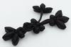 Botones de Hebilla de Placa Ciruela Bermellón Hechos a Mano Botones de Placa Cheongsam Estilo Étnico Chino Botones Superiores Clásicos Botones Decorativos para Tocados