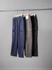Ropa Japonesa para Hombres y Mujeres 25 Otoño e Invierno Nuevo Estilo Lavado Holgado Casual Ropa de Trabajo Pantalones de Nueve Puntos Pantalones Rectos Largos 479964