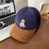 Gorra de Béisbol de Oso con Circunferencia de Cabeza Grande, Combinación de Colores, Ala Ensanchada, Gorra de Pico, Cabeza Grande, Gorra de Béisbol Linda y Dulce