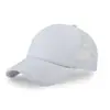 Malha de Esponja Logotipo Personalizado Impresso Fábrica de Publicidade Atacado Viagem Pescador Poliéster Algodão Puro Proteção Solar Aba de Pato Chapéu de Beisebol