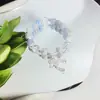 Pulsera Joyería Estilo Nacional, Pulsera Flor de Lirio del Valle Estilo Chino, Cuentas de Buda Tapa de Leche, Pulsera Flor Explosión, Cuentas Redondas de 10 mm, Pulsera de Perlas de Imitación