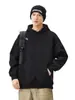 Roupas Masculinas Fengshe / Moletom com Capuz, Bolso Grande, Estilo Retrô Japonês, Nova Coleção Primavera e Outono, Cor Sólida, Versátil, Para Estudantes, Marca Tendência