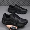 Zapatillas de Entrenamiento para Hombre, Zapatillas de Running Negras de Malla Transpirable, Mismo Estilo Zapatos Casuales para Exteriores para Hombres y Mujeres, Zapatos de Pareja Modernos y de Moda