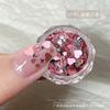 BRILHAR. Nail Art Material Retro Nanyang Estilo Outono Rock Peças Lantejoulas Misturadas Glitter Sudeste Asiático Reino Secreto Jóias