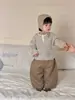 Ropa de Otoño para Bebé 2026 Nuevo Estilo Coreano Ropa para Niños Ropa para Niños Traje de Otoño Camiseta Rayada para Niños Conjunto Casual de Dos Piezas