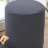 Funda Elástica para Asiento de Taburete Hogareño Redondo Cubierta de Cuero para Taburete de Apoyo Felpa Todo Incluido Tela Europea Cuadrada Funda para Cojín de Taburete de Sofá para Sentarse en Cuclillas Estilo Nuevo