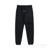 ESSENTIALS Temporada 8 conjunto de moletom com letras em veludo calça esportiva FOG masculino e feminino conjunto casual folgado