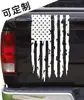 Bandera Americana Camioneta Coche Bandera Pegatina Camión Bloque Trasero Trapo Grande Vinilo Desgastado Calcomanía Personalizado