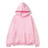 Comércio Exterior Transfronteiriço Moletons com Zíper Masculinos e Femininos Outono e Inverno Veludo Espessado Moda Moletons com Capuz