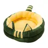 Nido para Gato Semi-Cerrado Casa para Gato Cama para Gato Casa para Gato Suministros para Mascotas Villa Nido para Gato Resistente a Manchas Nido para Gato Mascota
