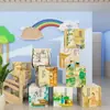 Adesivos de Parede Culturais de Poesia Antiga Decoração de Sala de Aula Artefato Escola Primária Estilo Chinês Antigo Criação de Ambiente Caixa de Placa de KT