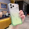 A capa de celular Boyang é adequada para iPhone 17 Pro Max, capa magnética degradê para Apple 18, capa protetora