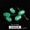 Jingdian Jewelry Cristal Natural Columna Hexagonal Doble Punta Cuentas Sueltas Accesorios para Pulseras DIY Accesorios Semi-Terminados Fábrica Venta al por Mayor