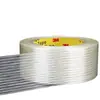 Cinta de Fibra de Vidrio 3M8934 Raya Transparente Resistente al Desgaste Alta Adhesión Refrigerador Fijación Flejado Cinta de Fibra