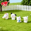 Nuevas Figuras de Animales de Resina en Miniatura, Accesorios para Escenas en Miniatura DIY de Casa de Muñecas, Resina Popular al por Mayor