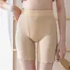 Cueca Boxer Nova Primavera e Verão Feminina Anti-Exposição Sem Costura Seda de Gelo Calça de Segurança Comércio Exterior Transfronteiriço Tamanho Grande Calça de Segurança Roupa Íntima