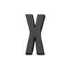 Letras 18mm preto fosco lisas DIY usáveis atacado todos os tipos de letras para DIY em acessórios de pulseira