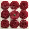Venda quente transfronteiriça vermelho multiestilo simulação cor retrô cabeça de flor DIY grampo de cabelo flor acessório de buquê de noiva material