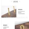 Fabricante Venta al por Mayor Artículos de Muebles Pequeños Creativos, Gancho Individual Dorado, Gancho de Latón Macizo, Almacenamiento Simple para Abrigos y Sombreros con Cabeza de Bola