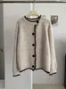 Suéter cárdigan de punto KEKEZOON con bloques de color elegantes, cuello redondo otoño/invierno, corte holgado, prenda exterior casual de manga larga, 8957