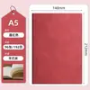Cuaderno A5 de Piel de Oveja Personalizable con Impresión de Logo, Bloc de Notas para Oficina, Cuaderno de Piel Gruesa Suave de Alta Calidad