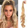 Peluca europea y americana 32 pulgadas peluca de cola de caballo extensiones de cabello envolventes cola de caballo femenina varita mágica para cola de caballo palo de cola de caballo cabello cola de caballo