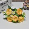 Peonía artificial floral transfronteriza de Amazon, flor artificial, decoración del hogar, decoración de la sala de estar, decoración de bodas, comercio exterior