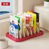Prateleira de Armazenamento de Condimentos, Divisória de Mesa, Suporte de Pratos de Cozinha Removível, Estante de Mesa Ajustável