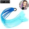 Pelucas de Cola de Caballo Dreadlock Estilo Europeo y Americano al por Mayor para Niños, Pelucas de Gomas Elásticas de Colores, Trenzas Boxeadora de Colores de Fibra de Alta Temperatura