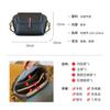 Bolso de mujer de piel auténtica, clásico, combinable, moderno, minibolso de hombro ligero, de piel de vaca de primera capa.
